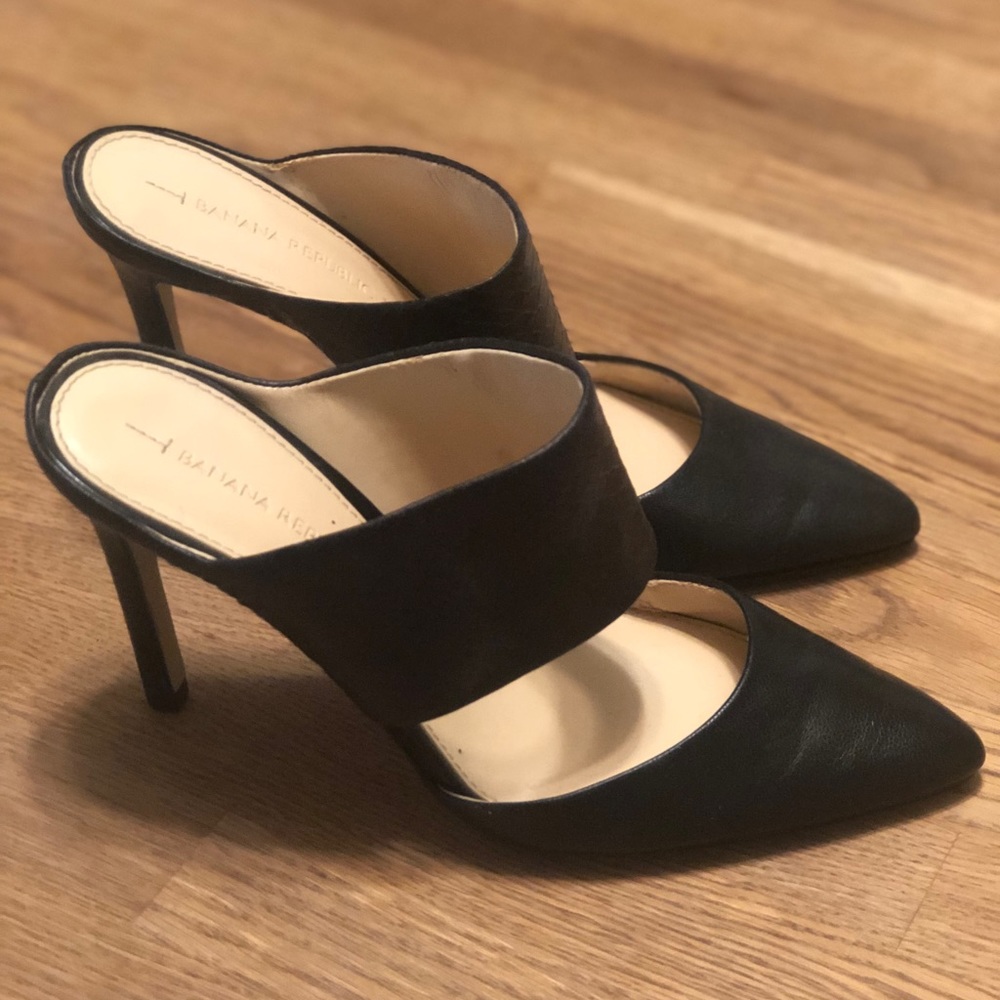 Banana Republic Black Heels